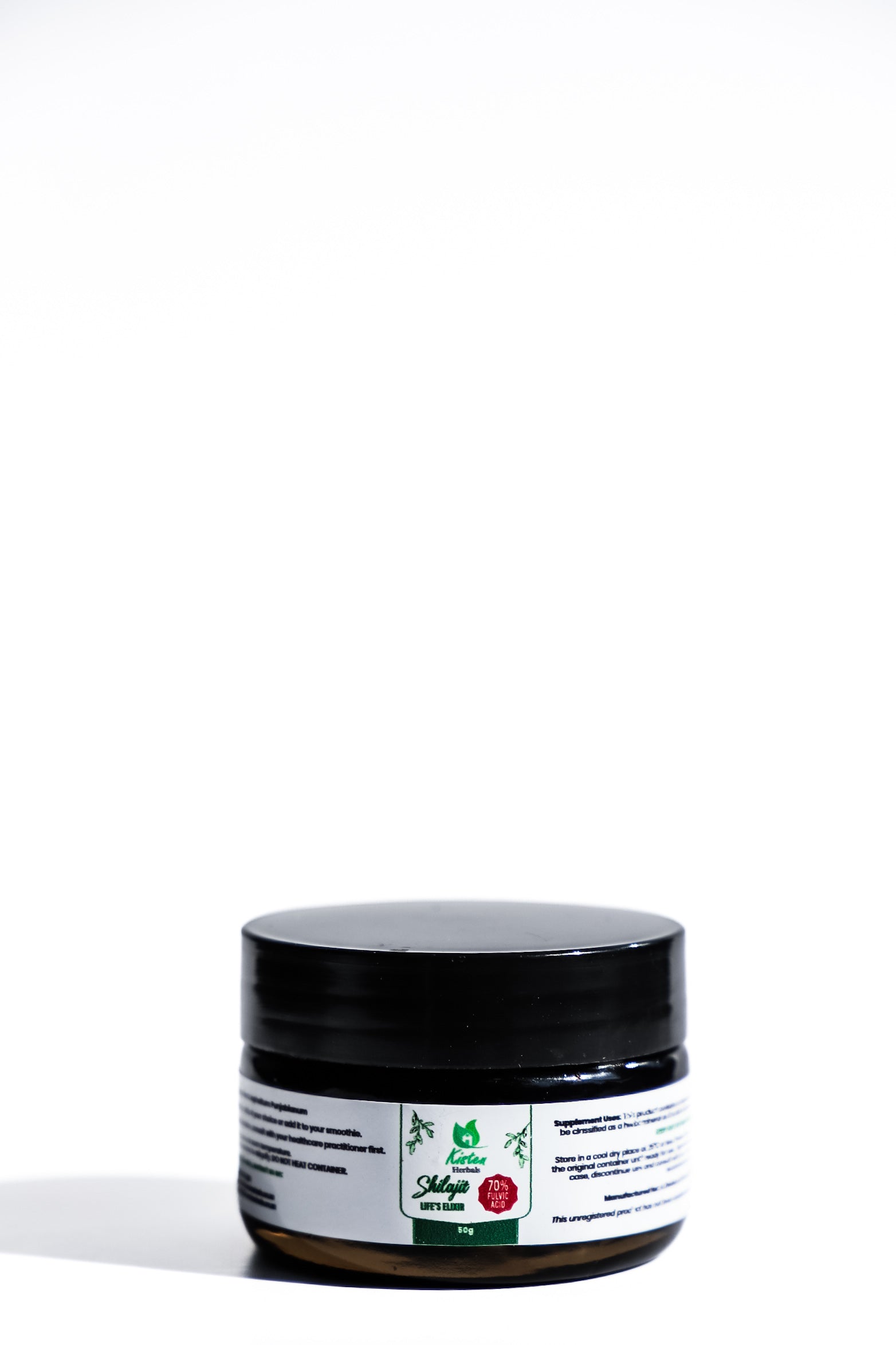 Kisten Herbals - Shilajit Resin 70% Fulvic Acid 50g