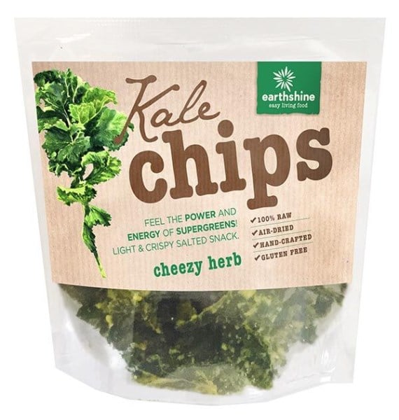 Earthshine - Kale Chips Cheesy Herb 25g