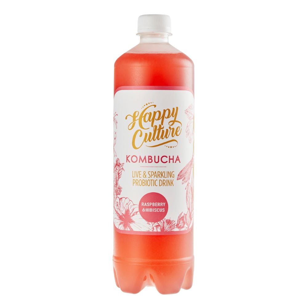 Happy Culture - Kombucha Raspberry & Hibiscus 850ml