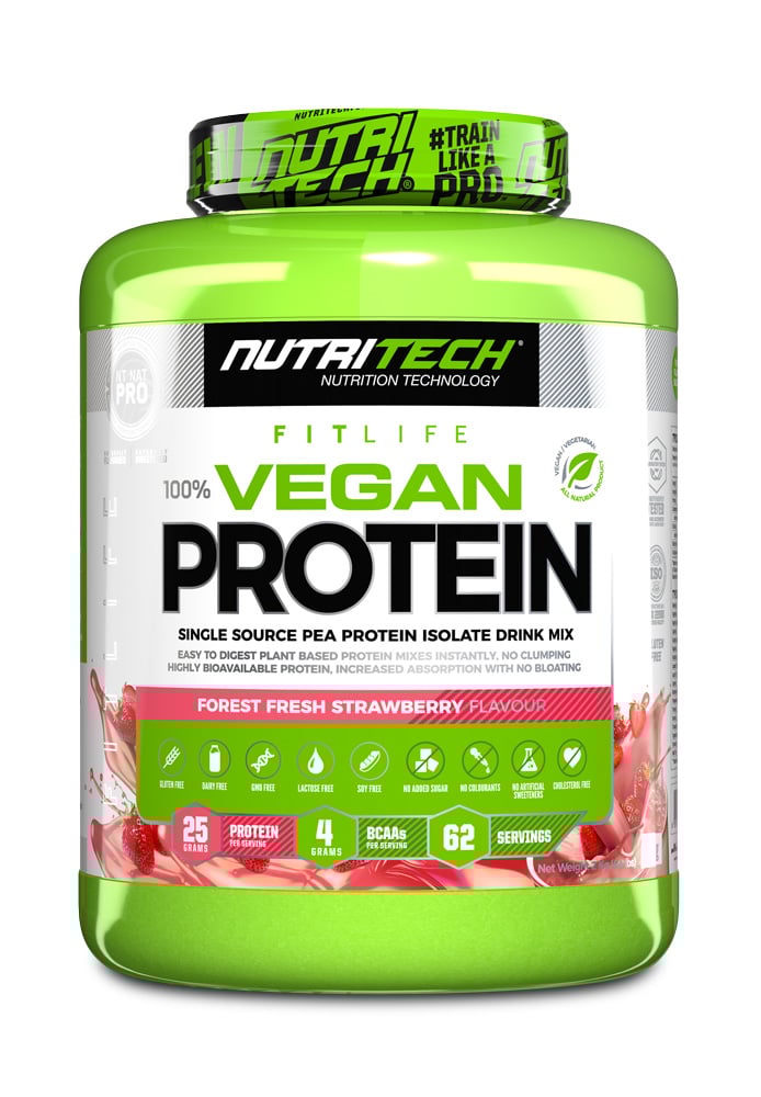 Nutritech - 100% Vegan Protein Strawberry