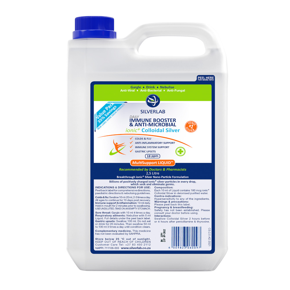 Silver Lab - Colloidal Silver Liquid 2,5lt