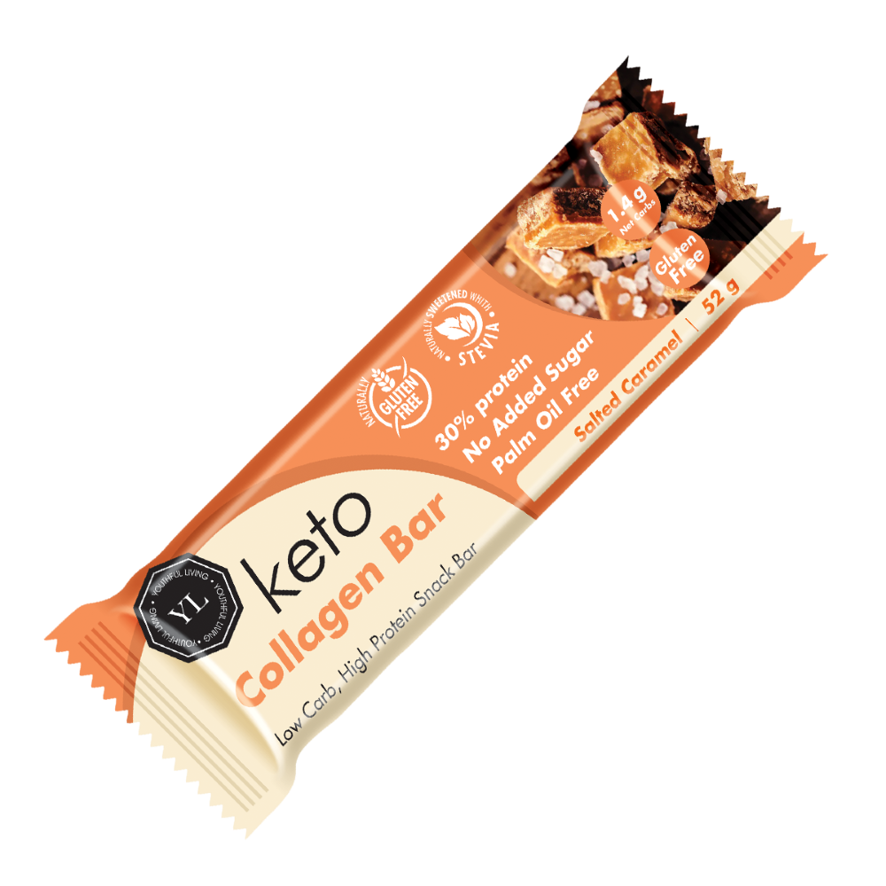Youthful Living - Bar Keto Collagen Salted Caramel 52g
