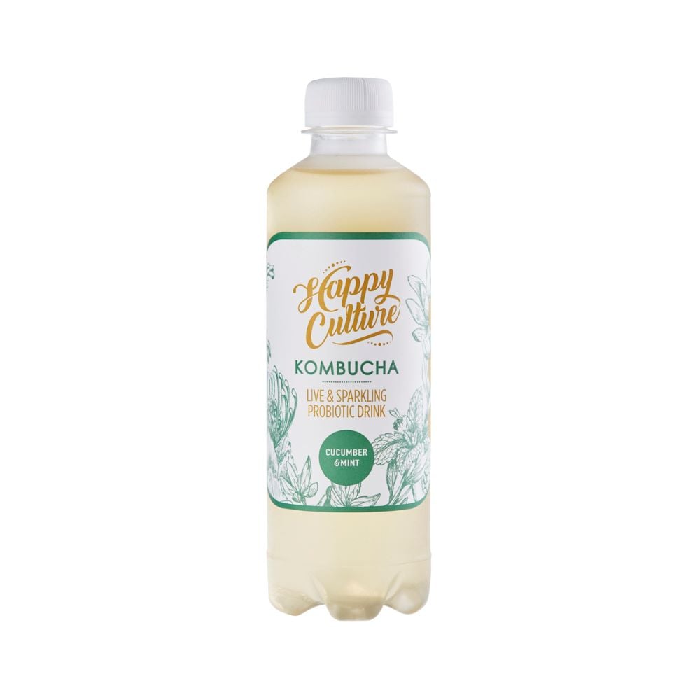 Happy Culture - Kombucha Cucumber & Mint 330ml