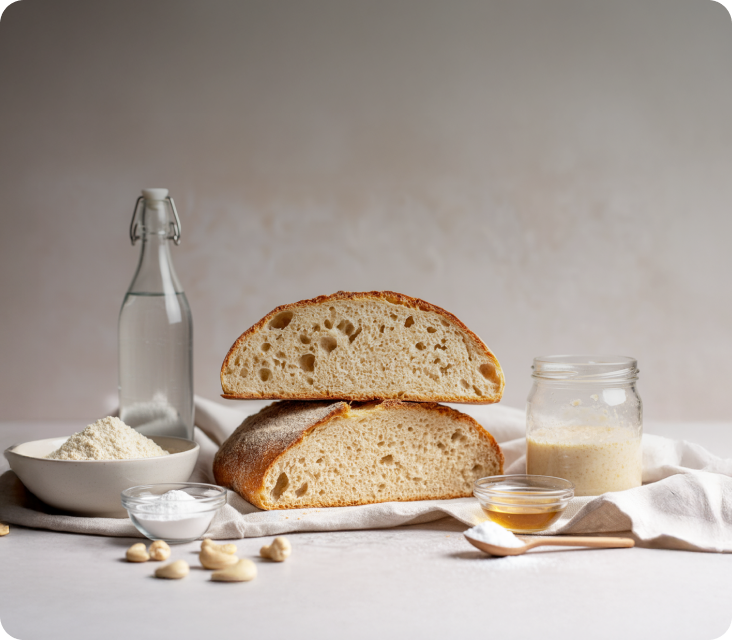 Grain-Free Cashew 'Sourdough' Bread