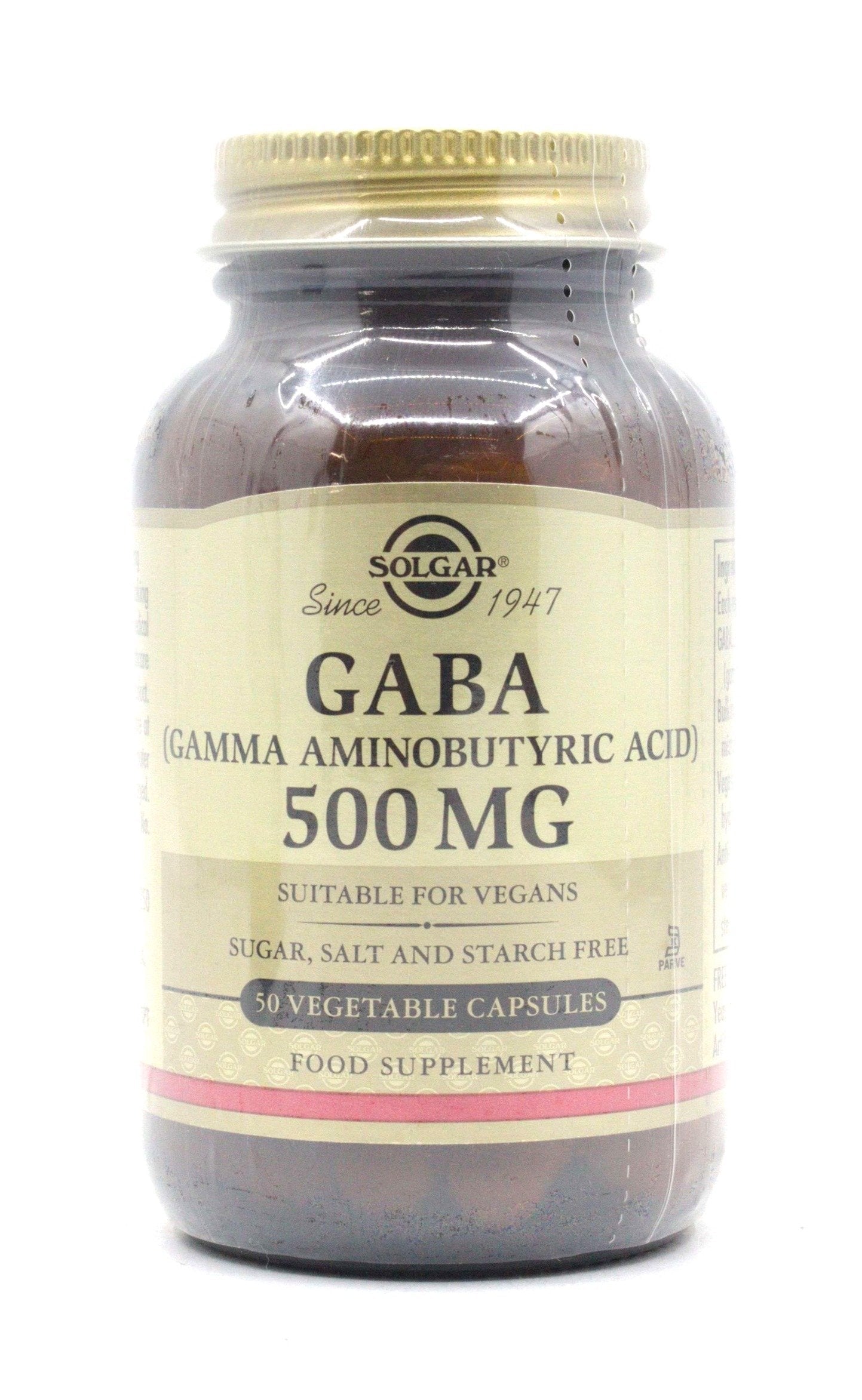 Solgar - Gaba 500mg 50s