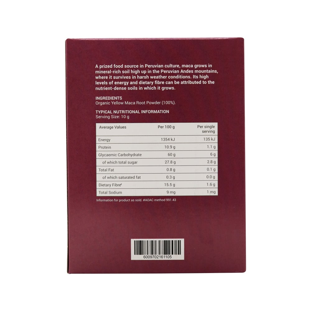 Wellness - Maca Powder Organic 200g