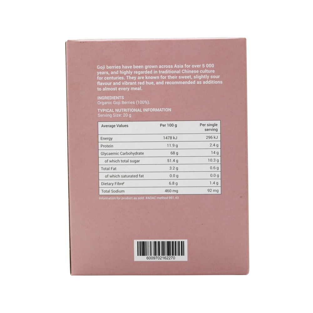 Wellness - Goji Berries Organic 200g