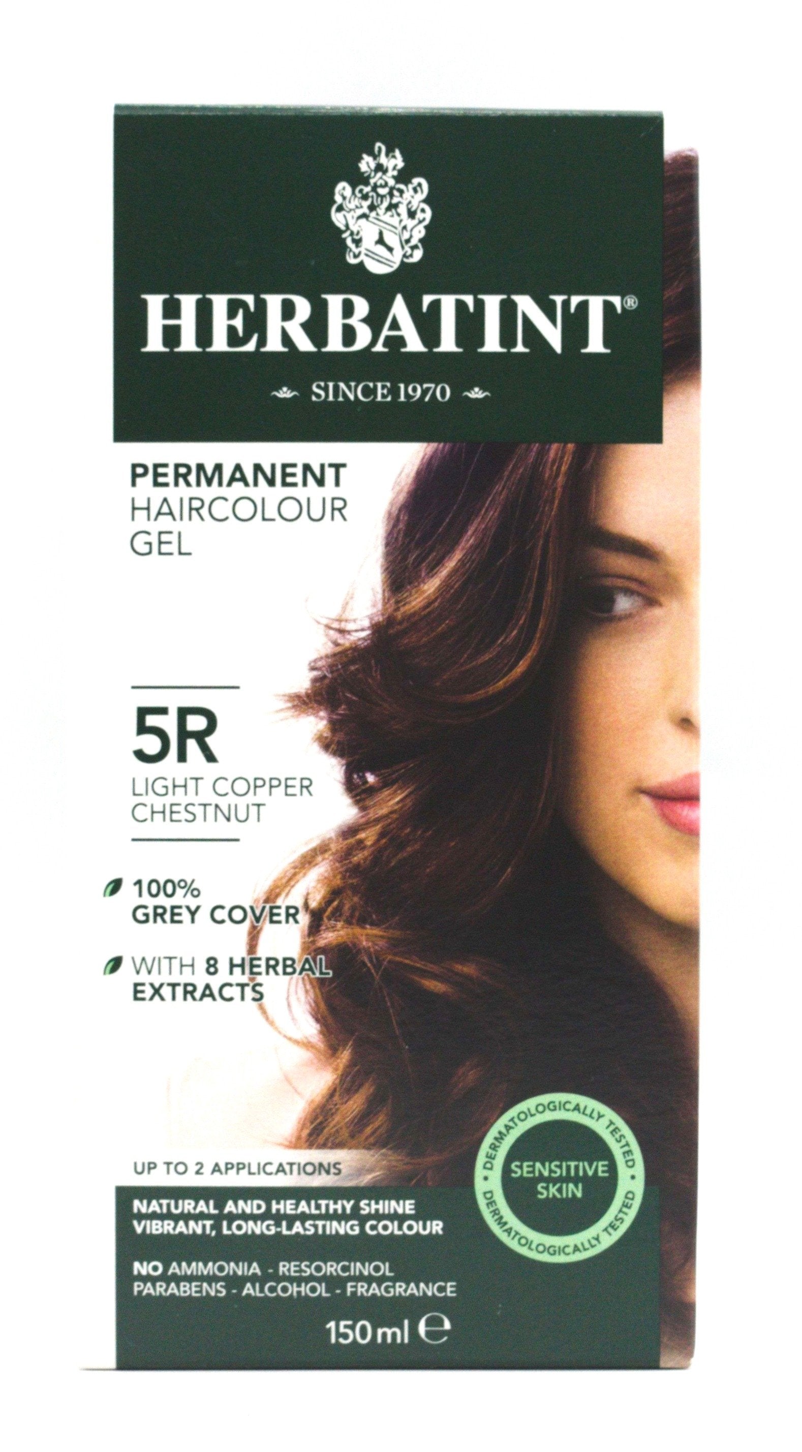 Herbatint - Hair Colour Light Copper Chestnut 5R 150ml
