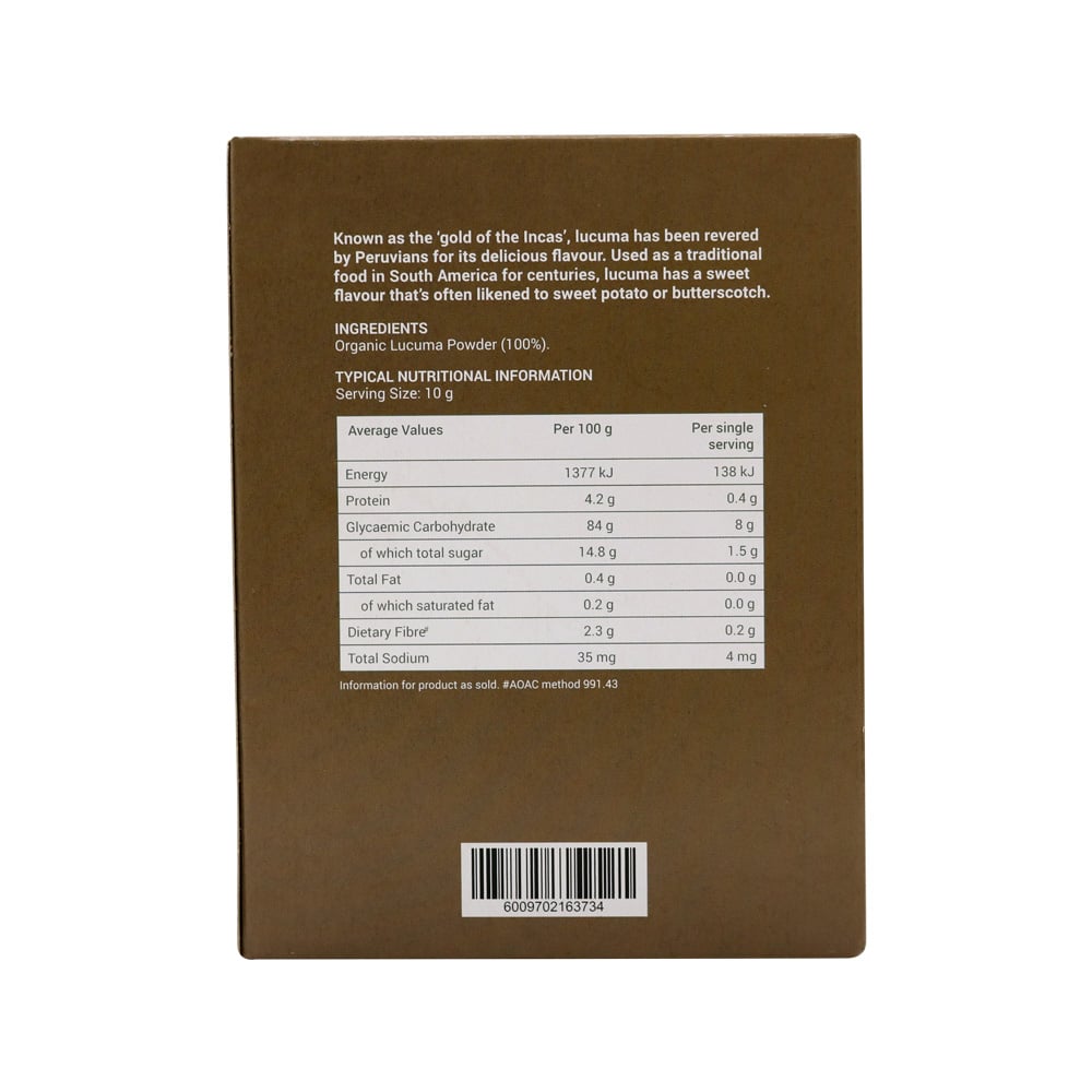 Wellness - Lucuma Powder Organic Raw 200g