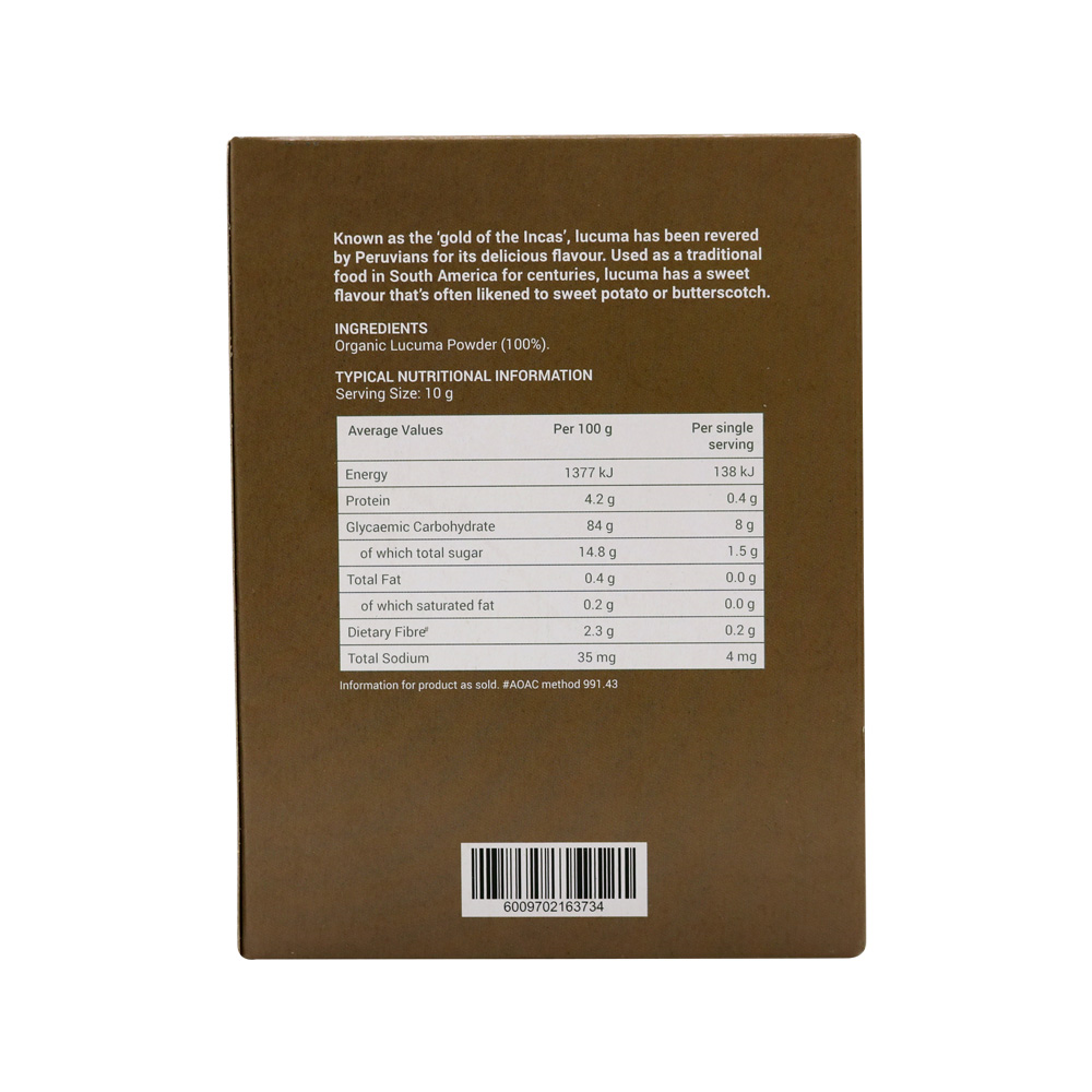 Wellness - Lucuma Powder Organic Raw 200g