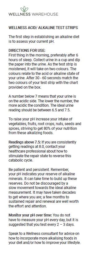 Wellness - Acid/Alkaline Test Strips
