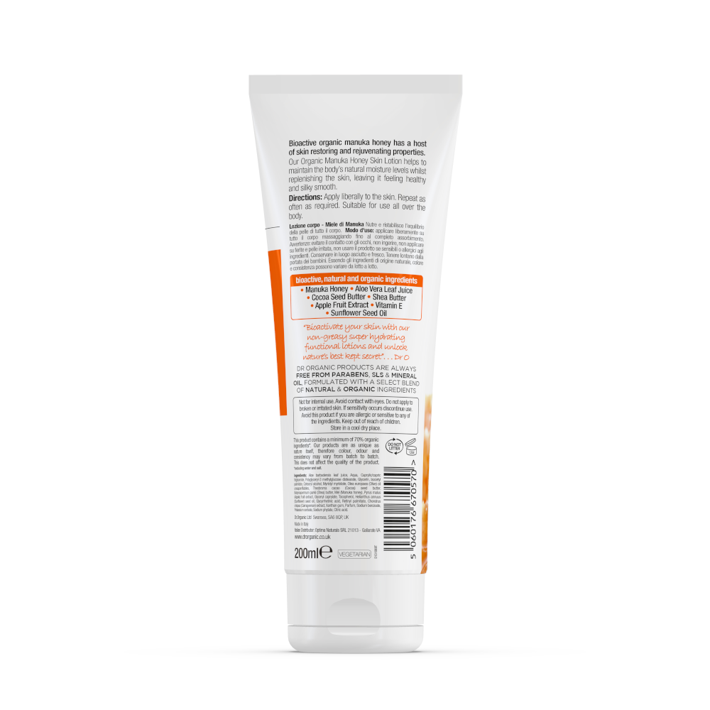 Dr Organic - Manuka Honey Body Lotion 200ml