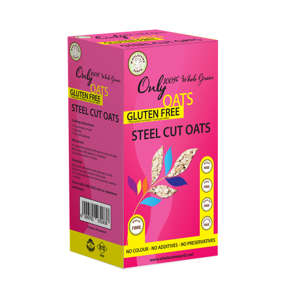 Wholesome Earth - Steel Cut Oats Gluten Free 500g