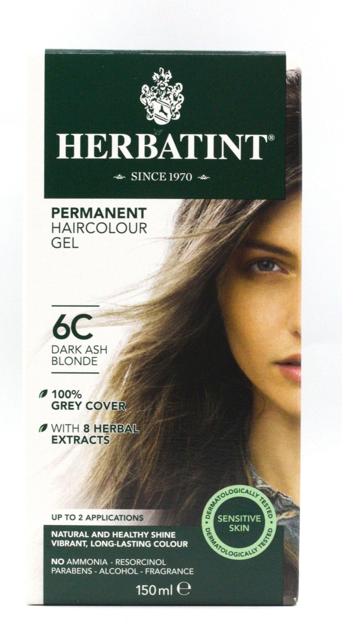 Herbatint - Hair Colour Dark Ash Blonde 6C 150ml