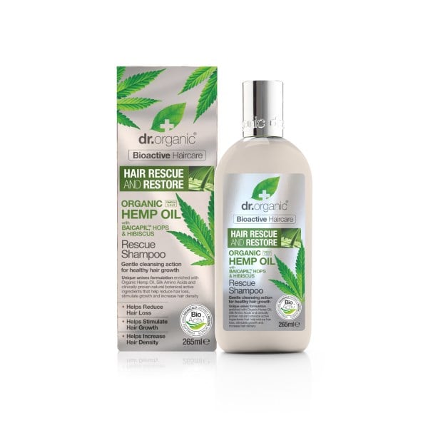 Dr Organic - Hemp Oil Rescue Shampoo 265ml