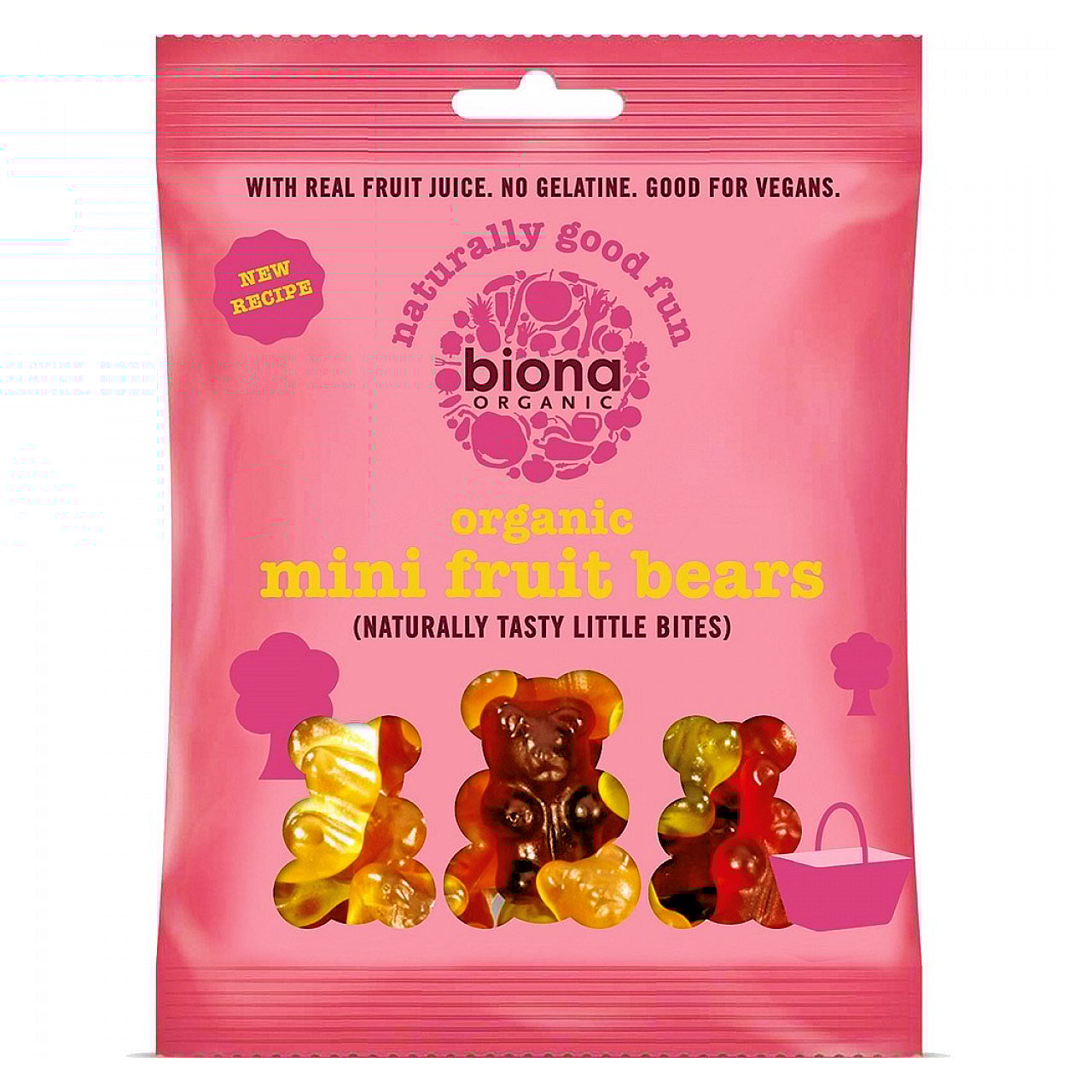 Biona - Sweets Mini Fruit Bears Organic 75g