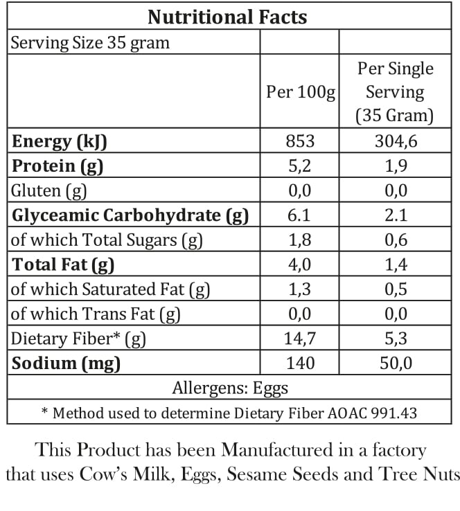 Gracious Bakers - Pasta Penne banting 140g
