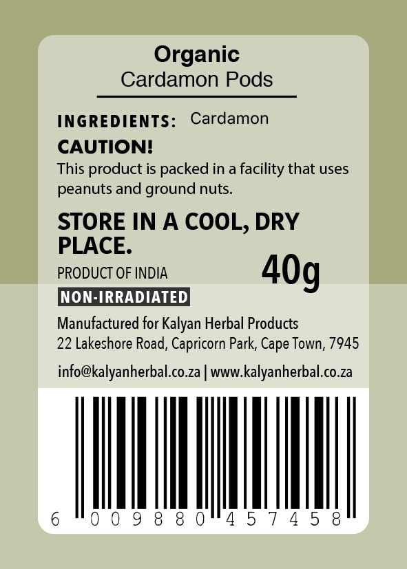 A Little Something - Cardamon Pods Organic 40g