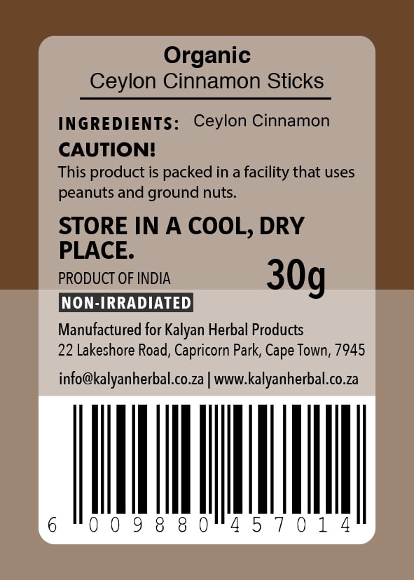 A Little Something - Cinnamon Sticks Organic 30g