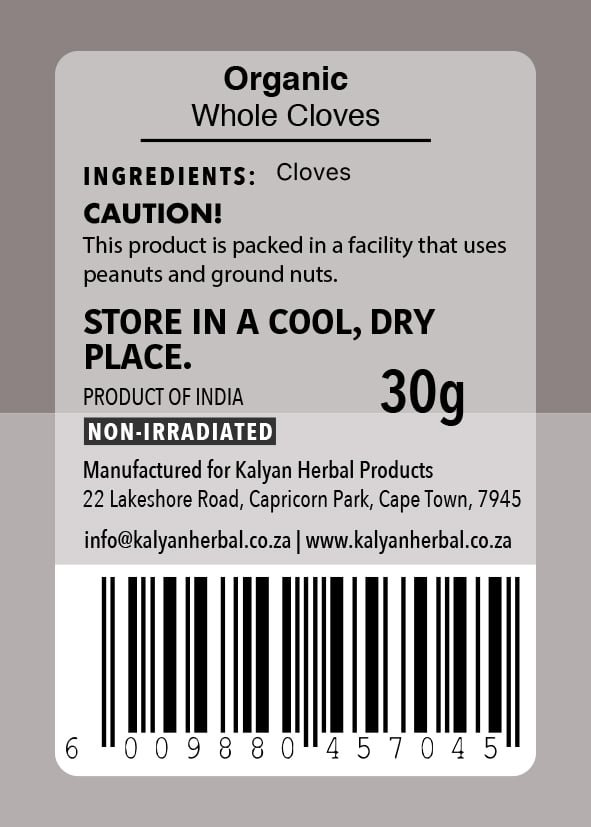 A Little Something - Cloves Organic 30g