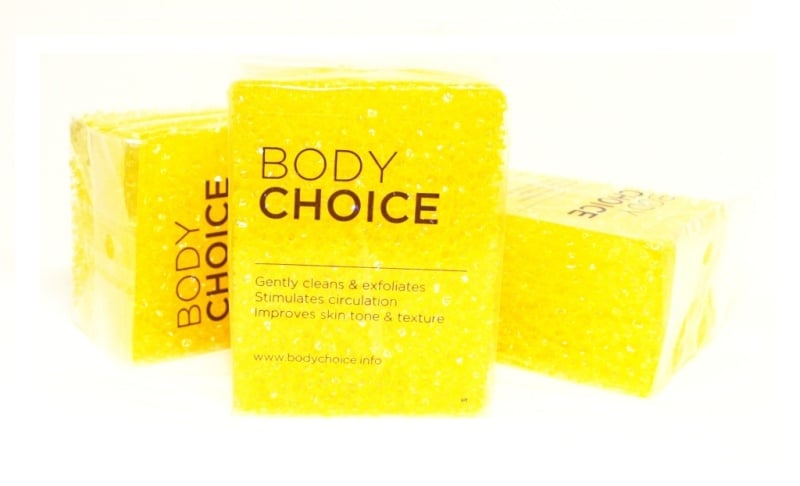 Body Choice - Yellow Exfoliating Body Sponge
