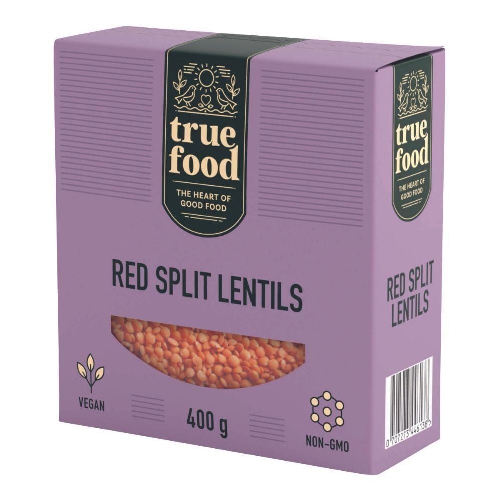 Truefood - Red Split Lentils 400g
