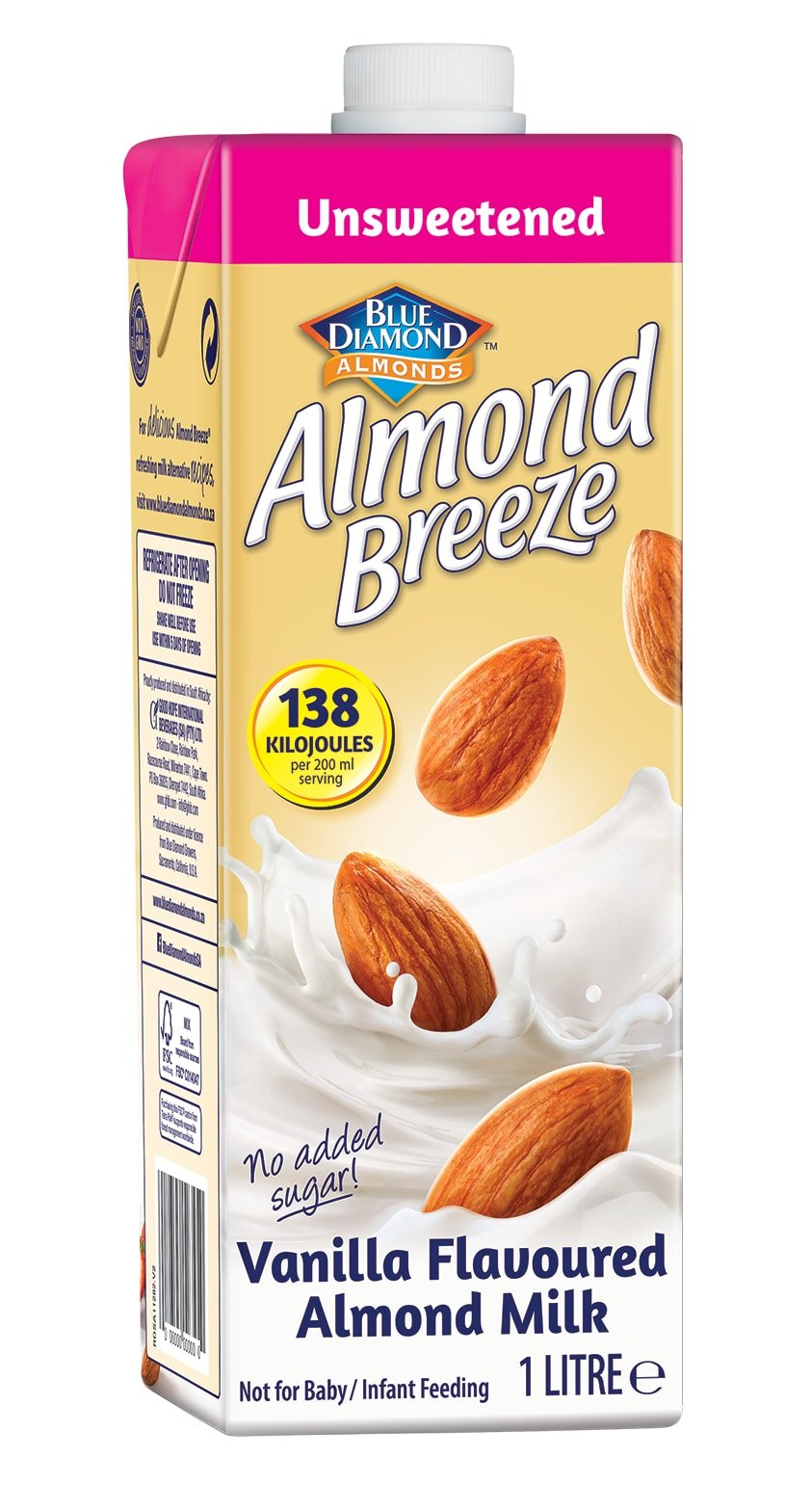 Almond Breeze - Almond Milk Unsweetened Vanilla 1lt