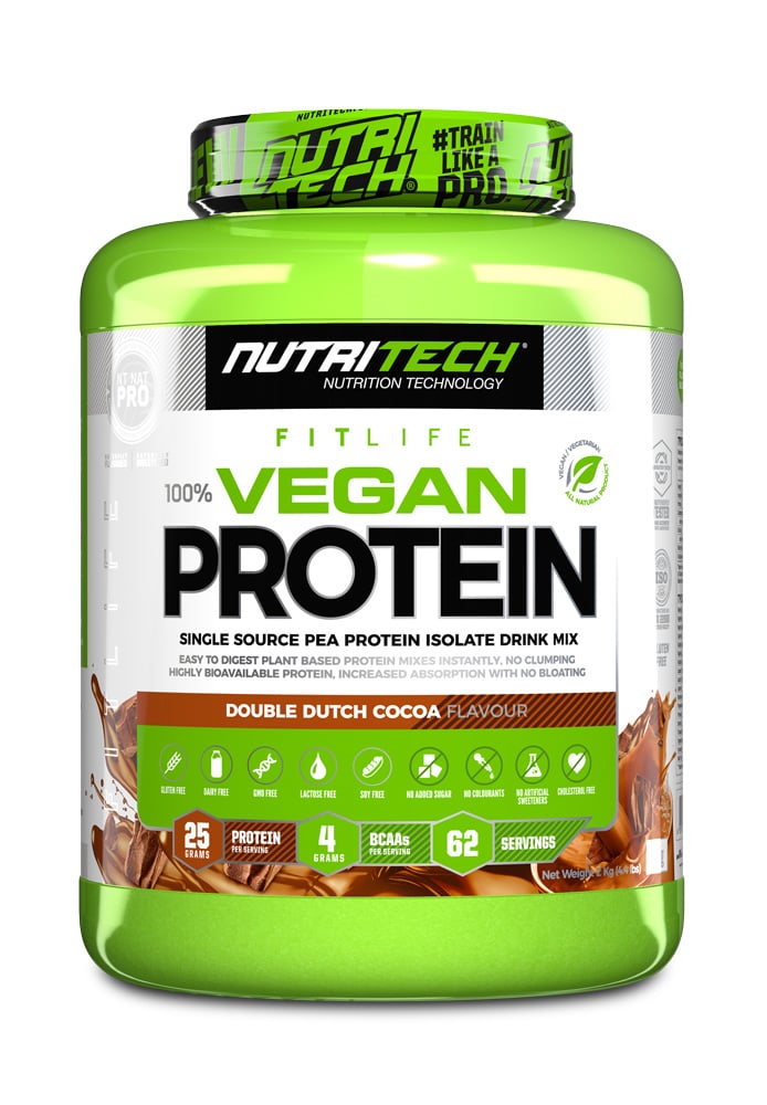 Nutritech - 100% Vegan Protein Double Dutch Cocoa 2kg
