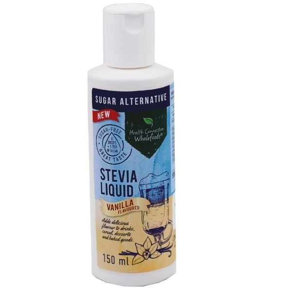 Health Connection - Stevia Liquid Vanilla Flavoured 150ml