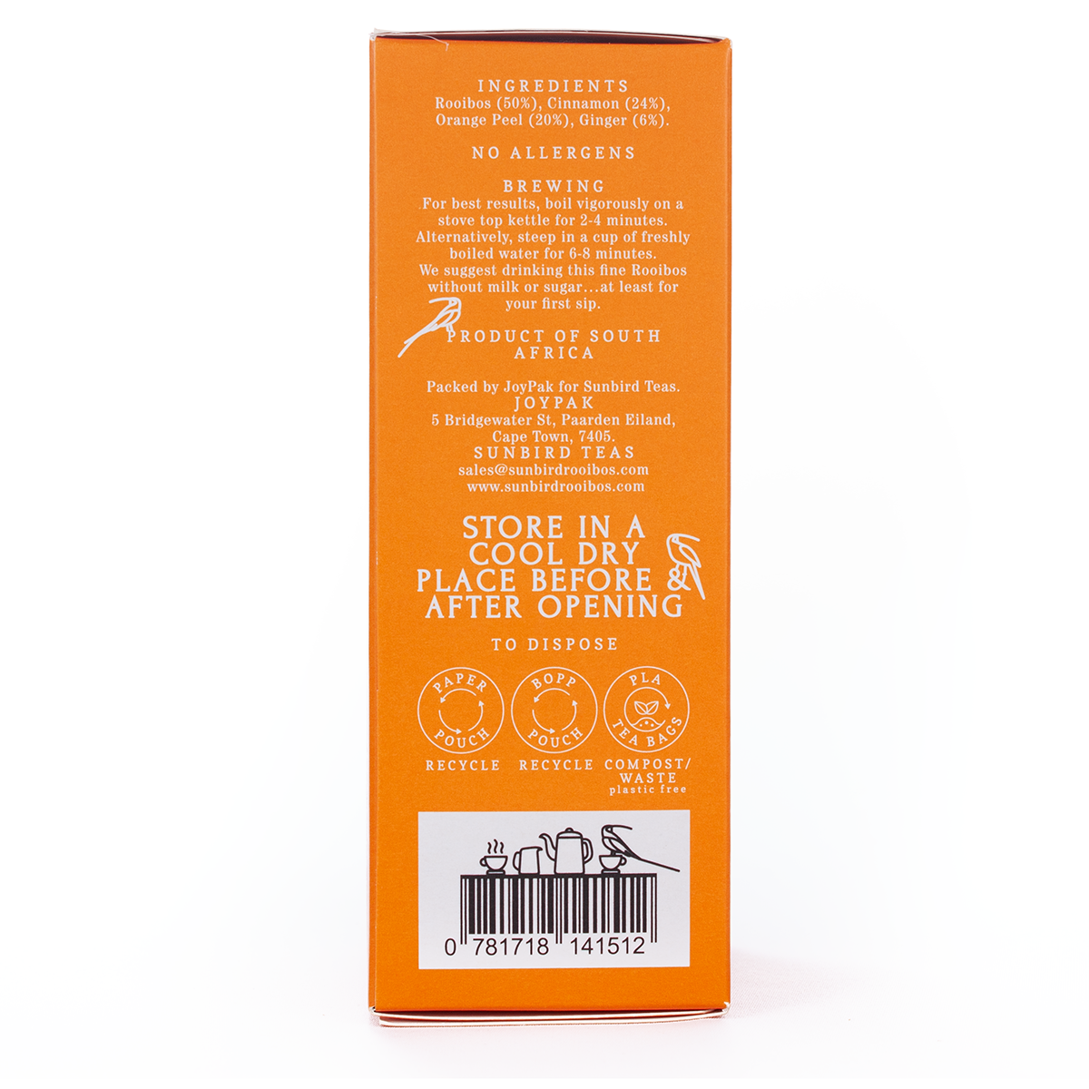 Sunbird - Tea Spiced Orange Rooibos Superior 50g