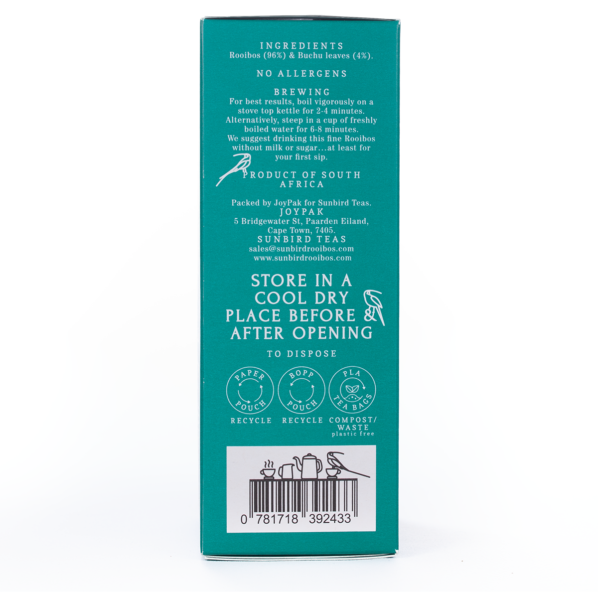 Sunbird - Tea Rooibos Buchu Superior 50g