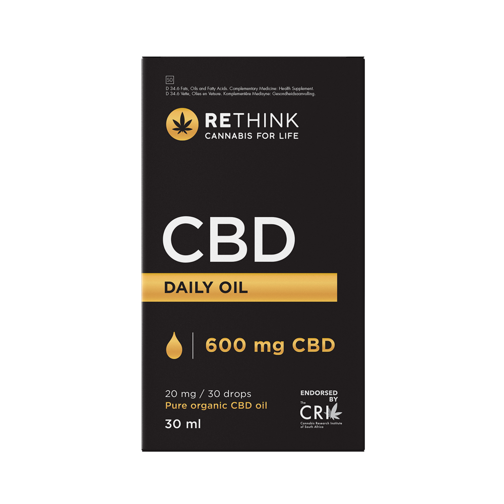 Rethink - CBD Daily Oil 600mg 30ml