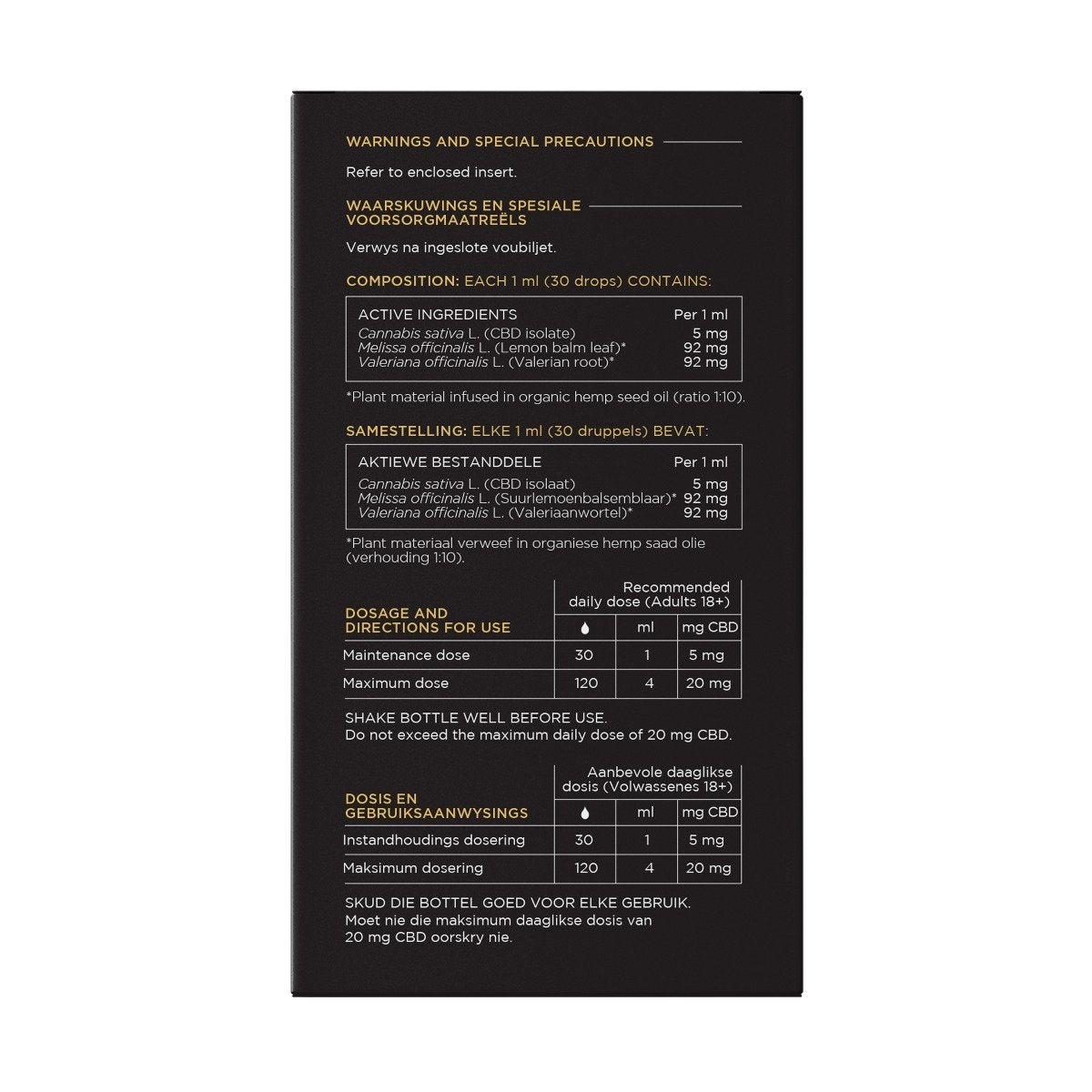 Rethink - CBD Dream Oil 150mg 30ml