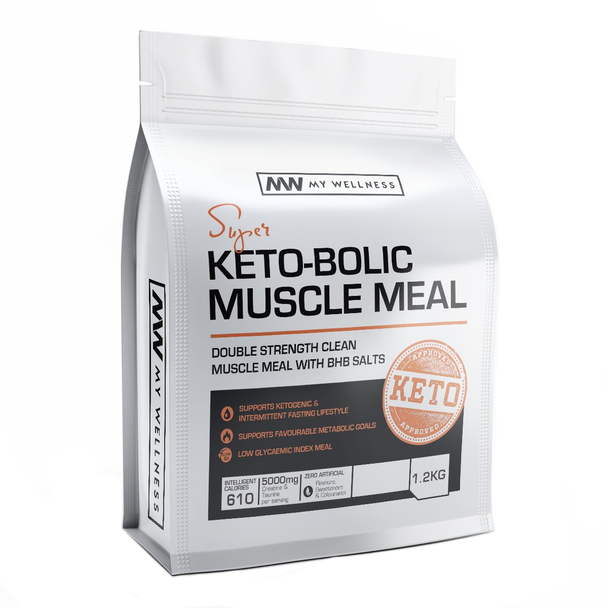 My Wellness - Keto-Bolic Muscle Meal  Chocolate 1.2kg
