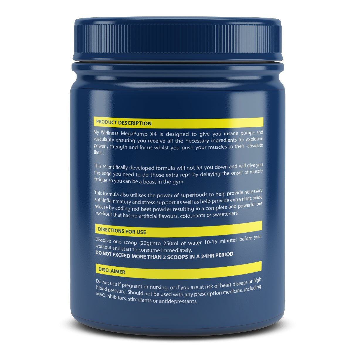 My Wellness - Mega-Pump Citrus 500g