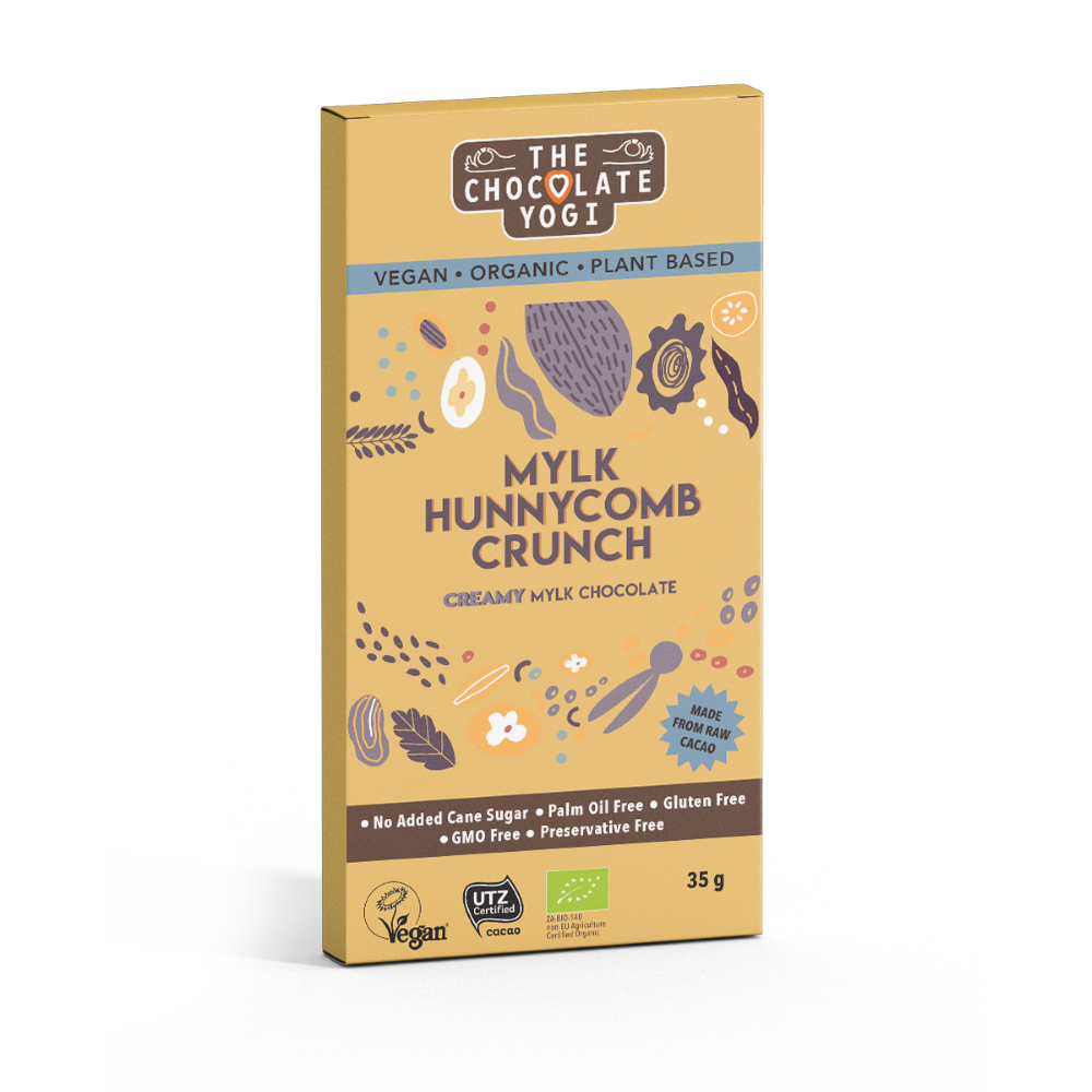 The Chocolate Yogi - Mylk Hunnycomb Crunch 35g