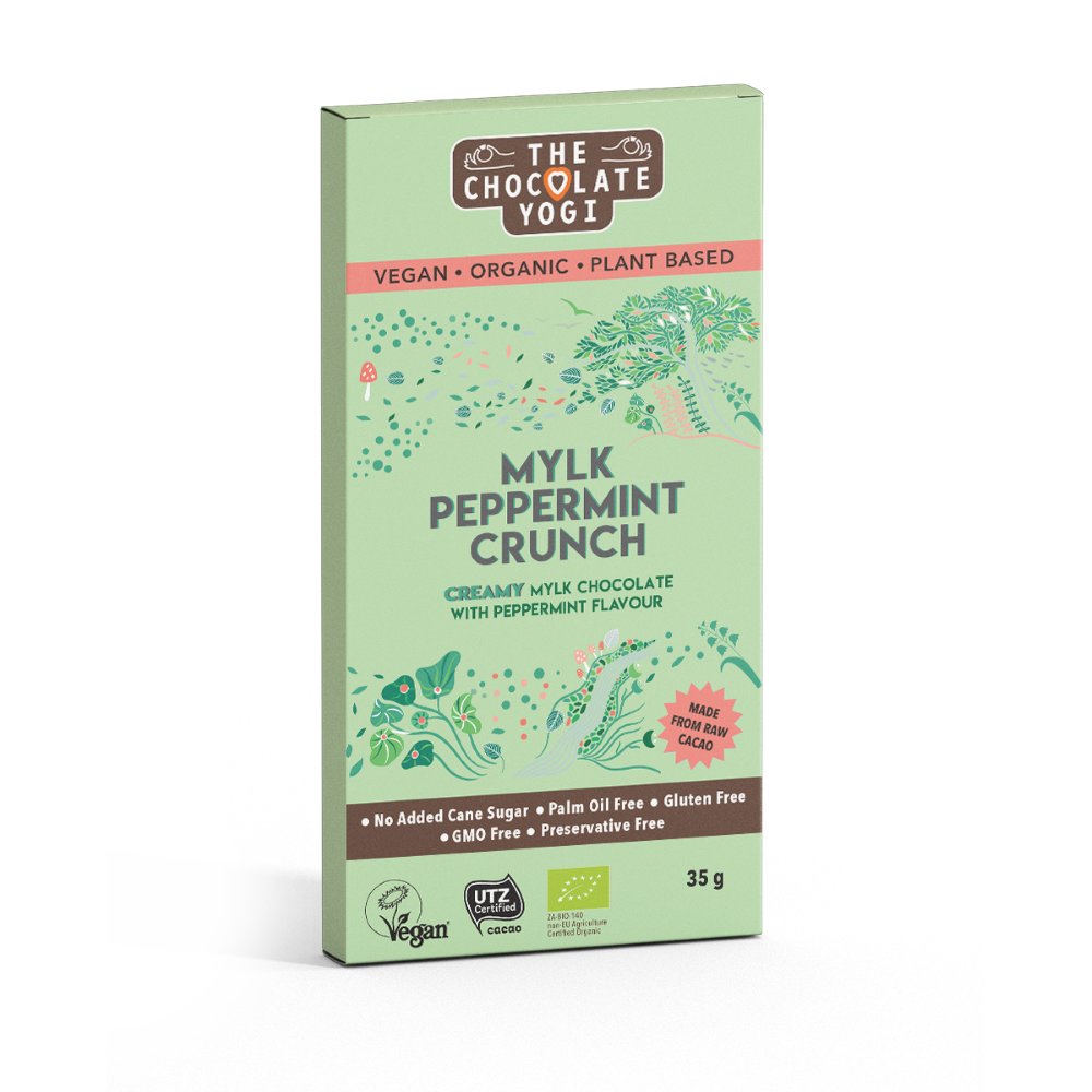 The Chocolate Yogi -  Mylk Peppermint Crunch 35g