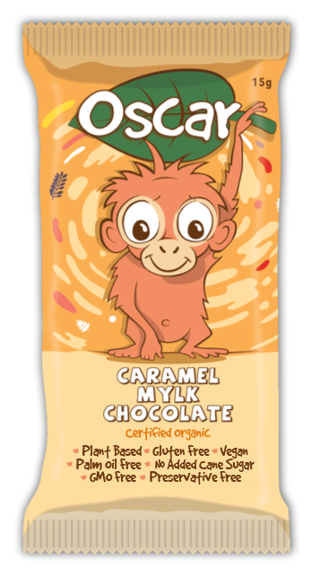 Conscious Kidz Oscar - Mylk Chocolate Caramel 15g