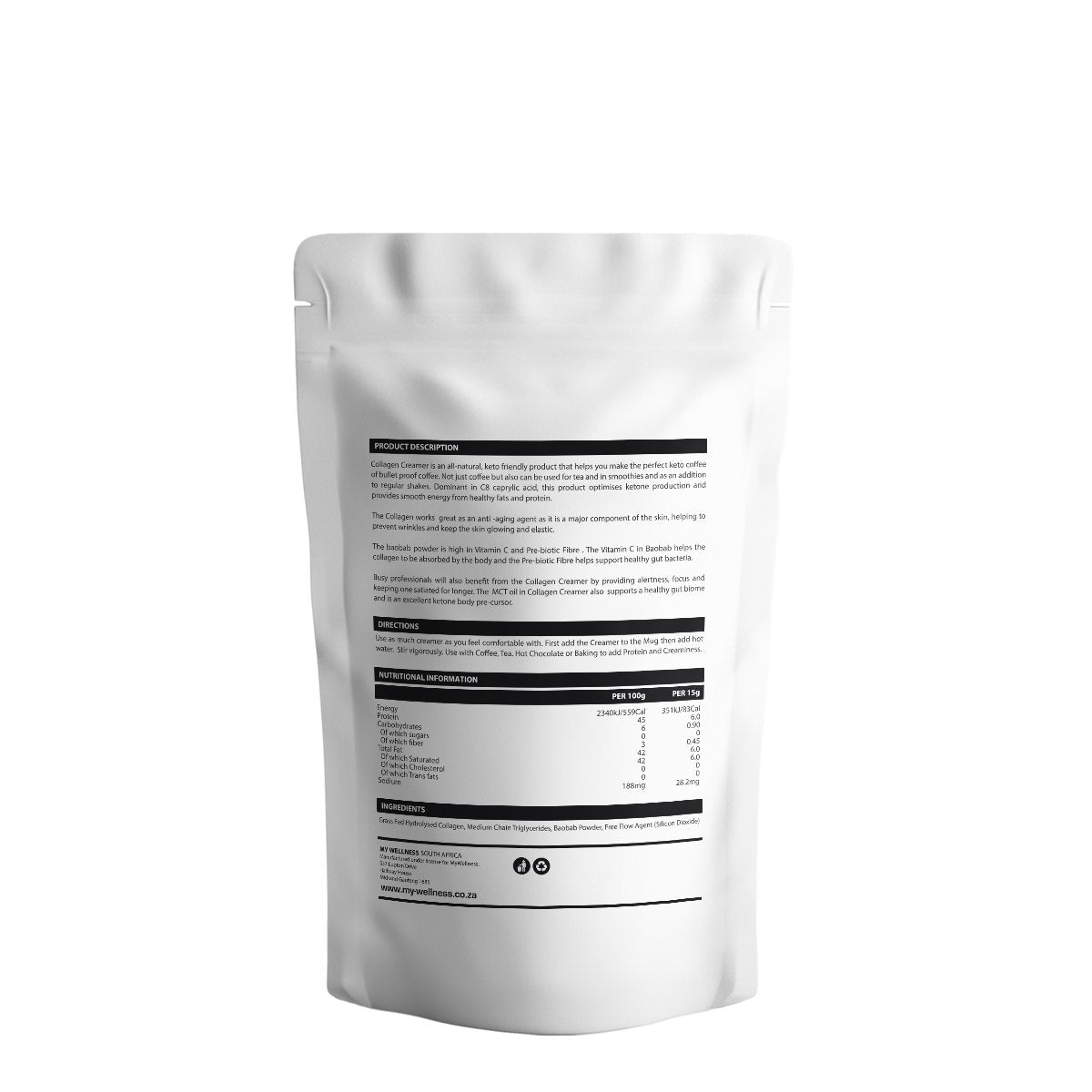 My Wellness - Collagen Creamer Unflavoured 300g