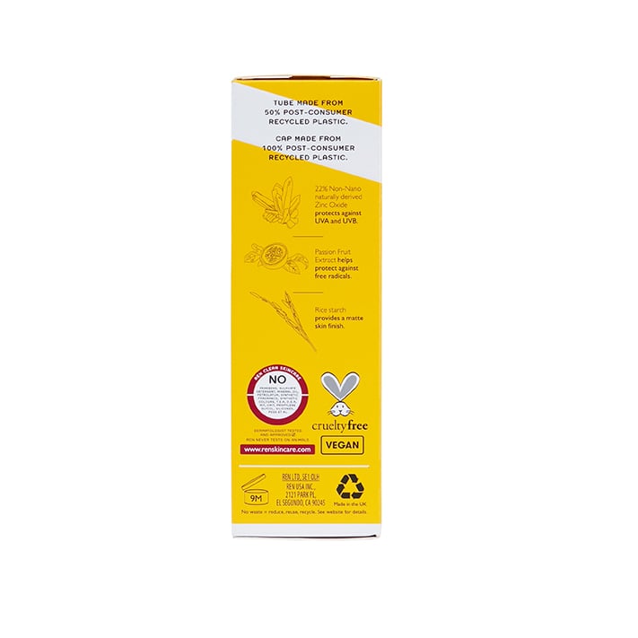 Ren - Clean Screen Mineral Spf Vegan 50ml