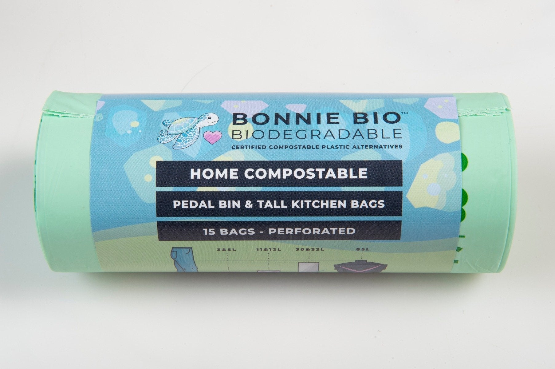 Bonnie Bio - Home Compostable Pedal Bin Bags 30-32L 15s