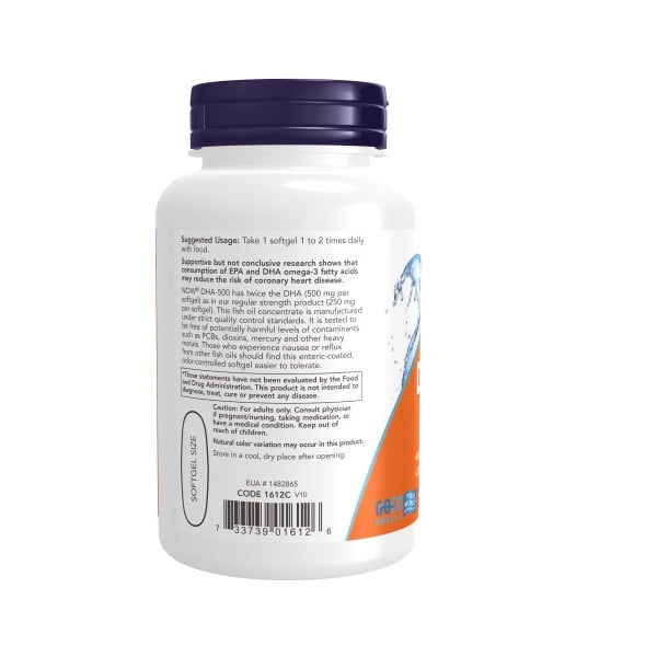 NOW - DHA 500mg 90s