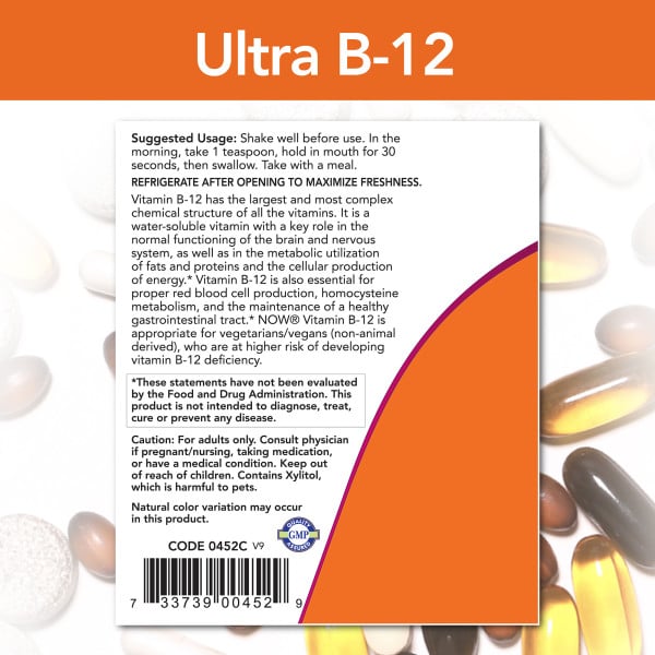 NOW - Ultra B12 Liquid 118ml