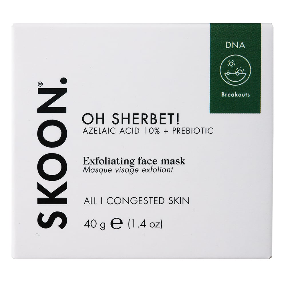 SKOON - Oh Sherbet Azelaic acid 10% Exfoliating Face Mask 40g