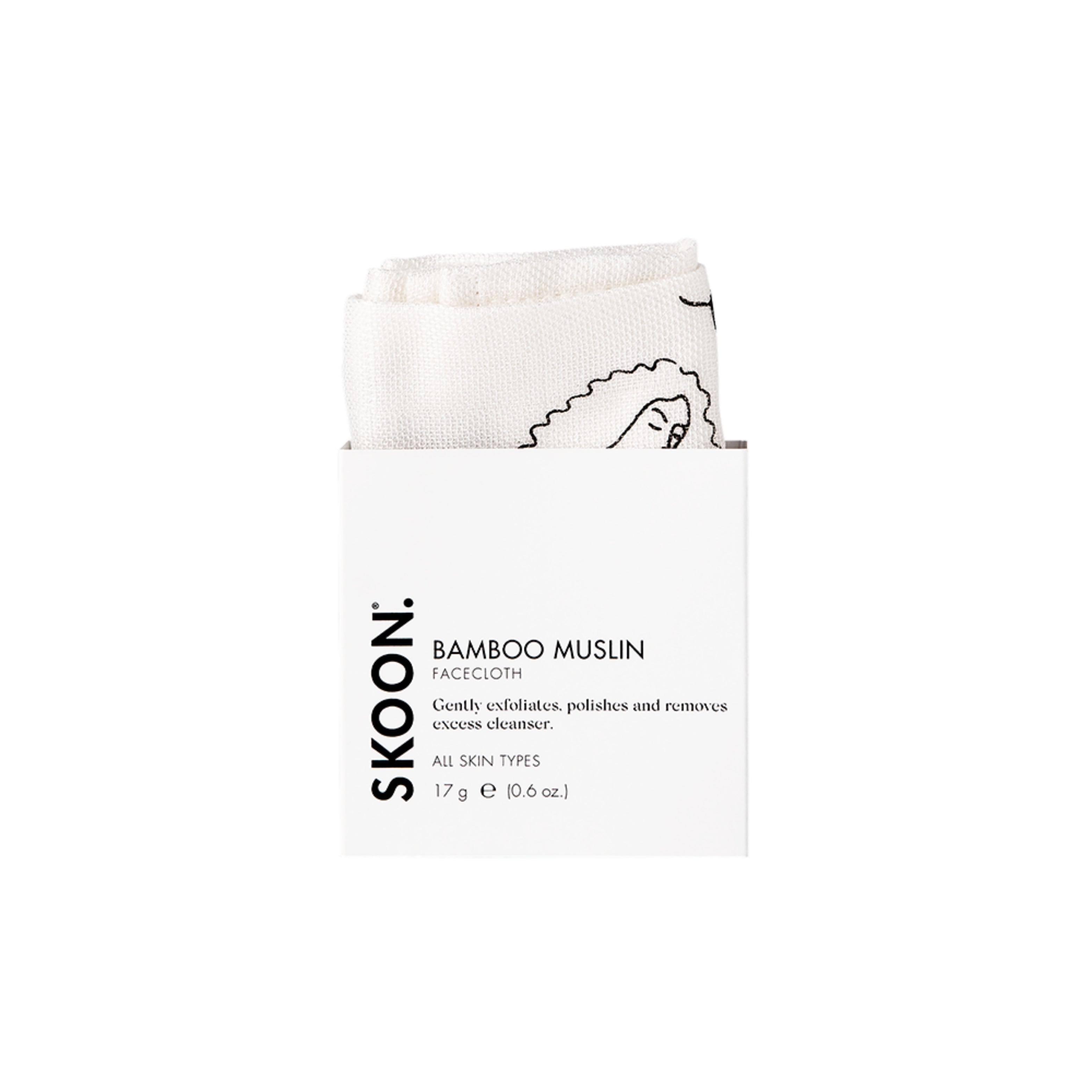 SKOON - Bamboo Muslin Facecloth Dayfeels Design