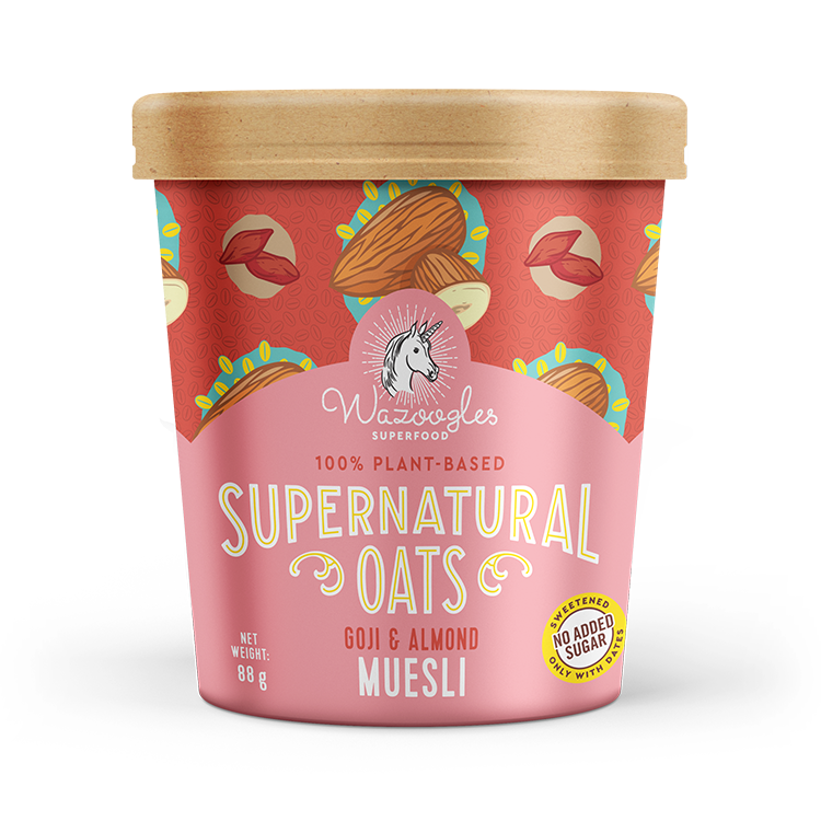 Wazoogles - Muesli Oat Pot Goji & Almond 88g