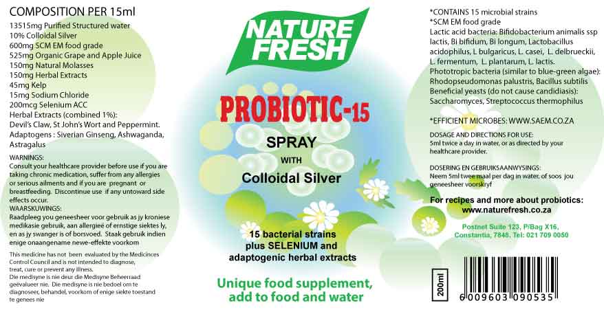 Nature Fresh - Probiotic Liquid 200ml