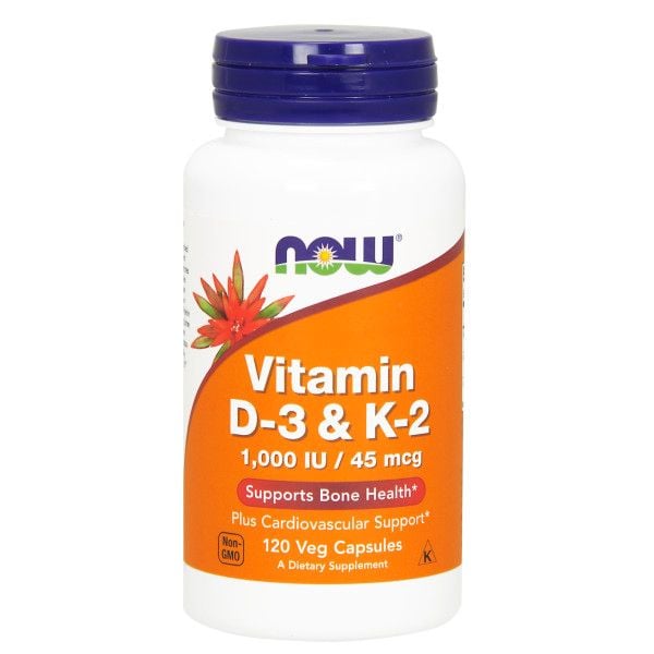NOW - Vitamin D3 & K2 120's