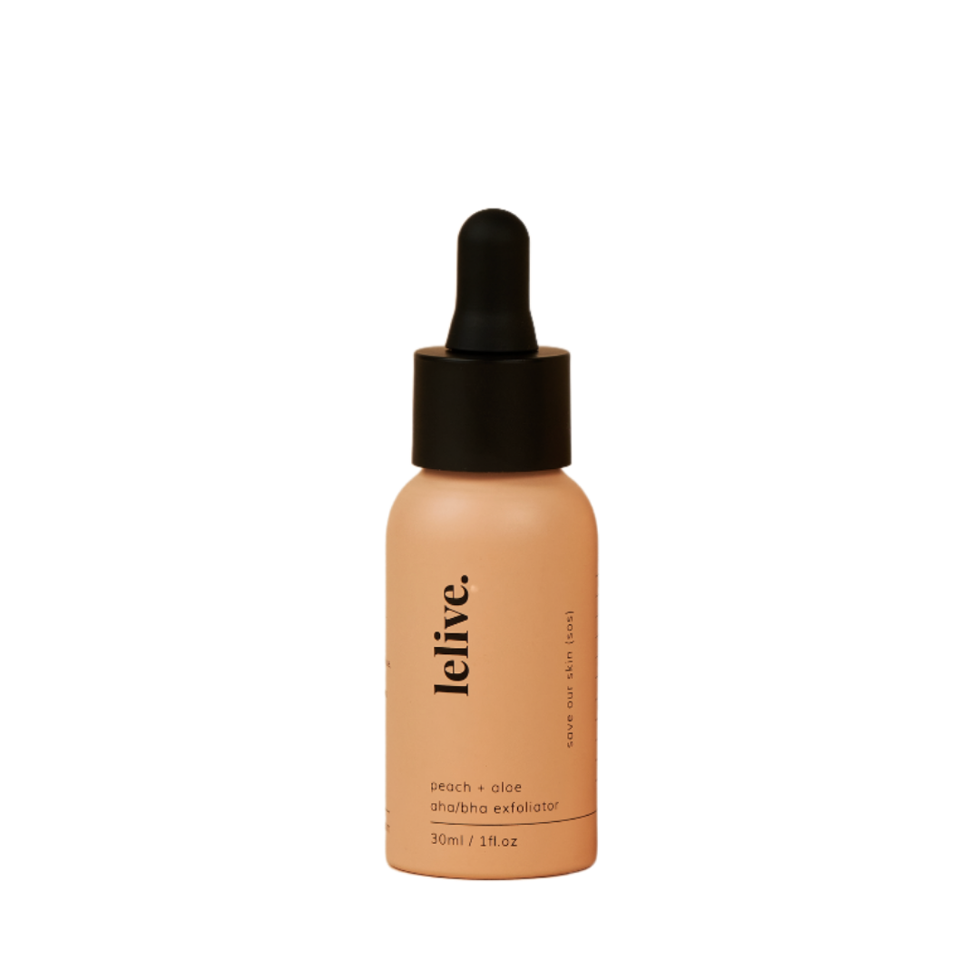 lelive - Save Our Skin Exfoliator Peach & Aloe AHA/BHA 30ml