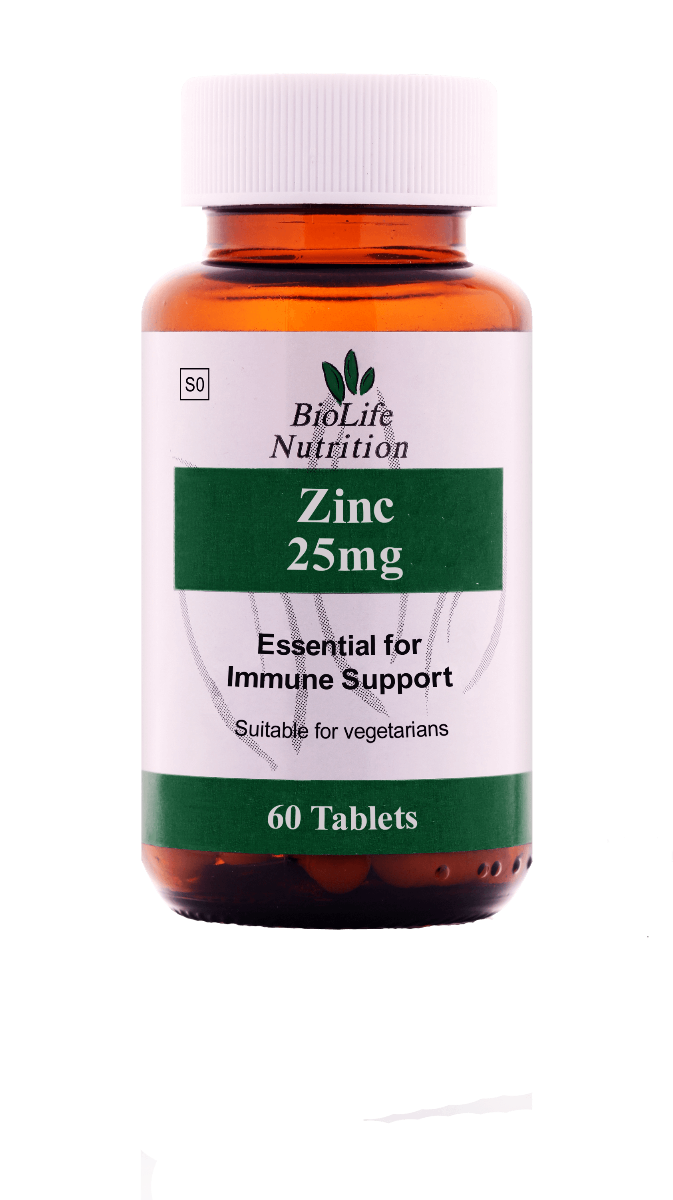 Biolofe - Zinc 25mg 60s
